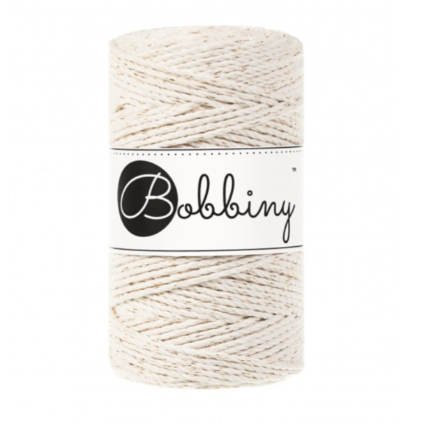 Golden Natural Macrame 3ply Rope 3mm 100m