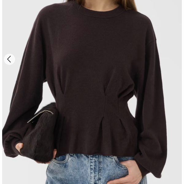 Manzi Waist Wool Pullover
