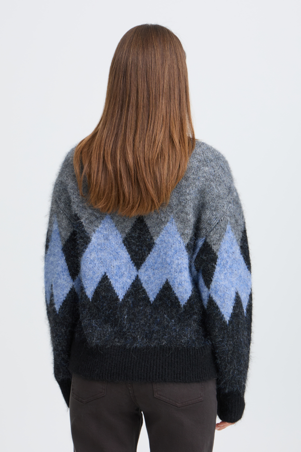 PZestel Strikket Genser Argyle - Image 2