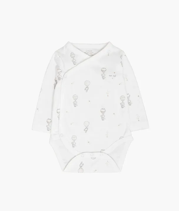 Flying Elephants Crossed Body - White - Image 1