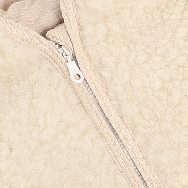 Pram Suit Wool Teddy - Cement - Image 3