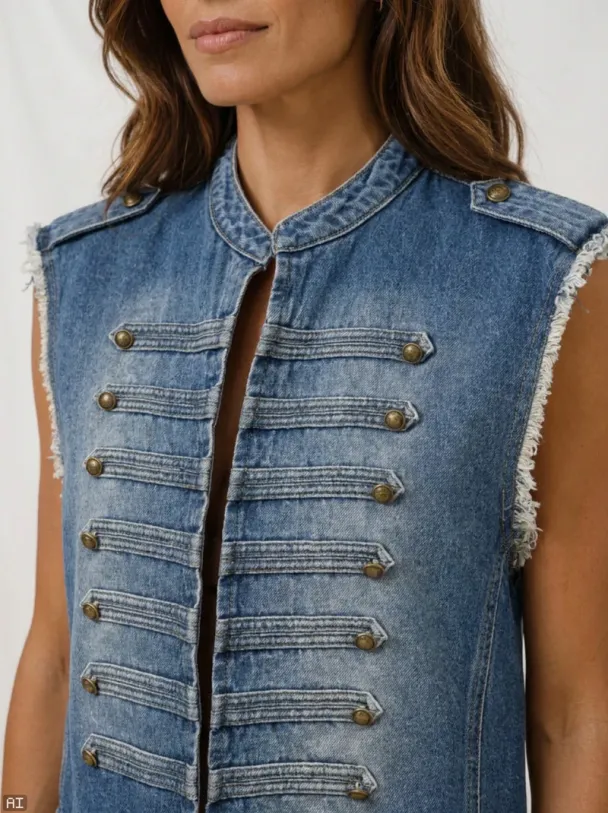 MdcHoliday denimvest - Image 4