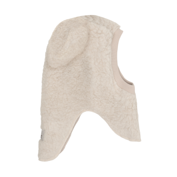 Balaclava Ears Wool Teddy - Cement - Image 1