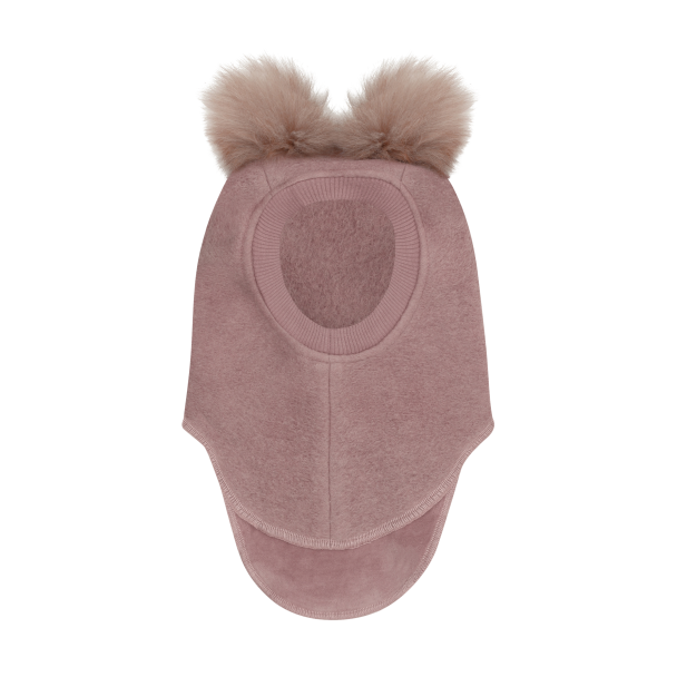 Balaclava Wool Alpaca PomPoms - Deauville Mauve - Image 2
