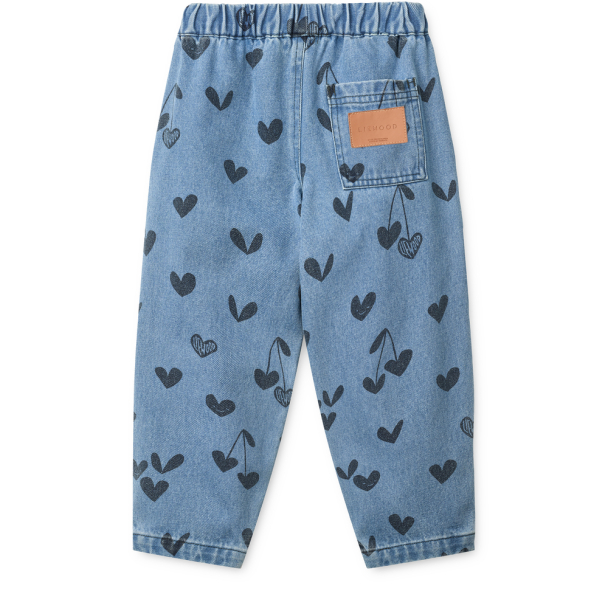 Borris Printed Denim Pants - Sweethearts/Denim - Image 2