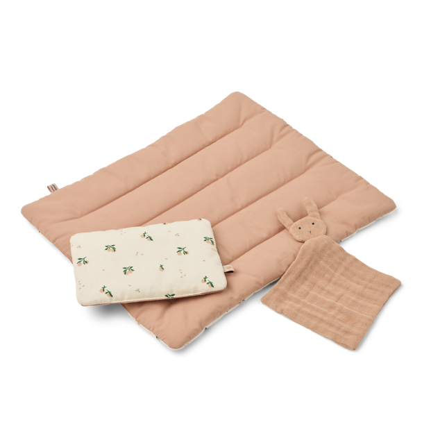 Joan Doll Duvet Set - Peach/Sea Shell - Image 1
