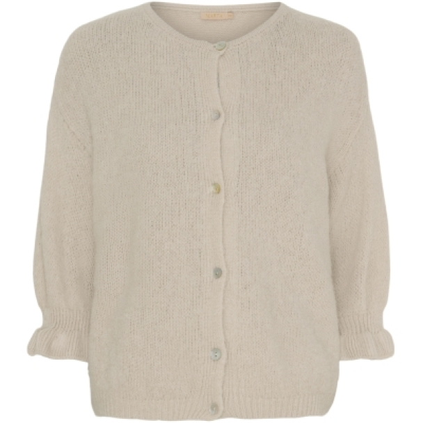 Juliana Strikkejakke Beige - Image 1
