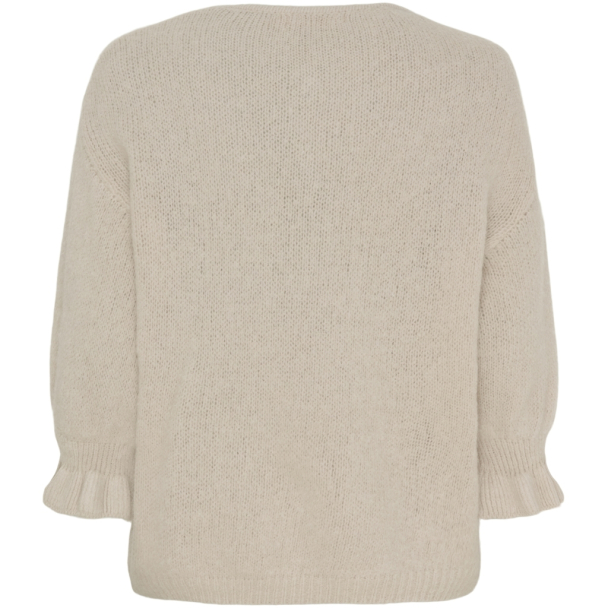 Juliana Strikkejakke Beige - Image 2