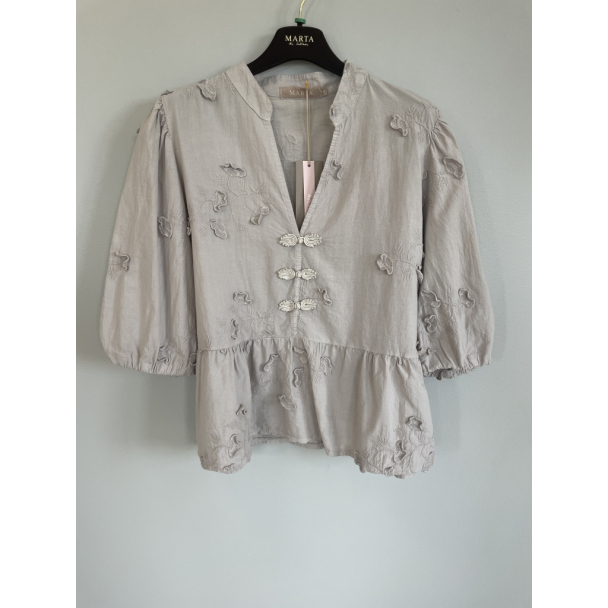 Safiya Bluse Beige - Image 2