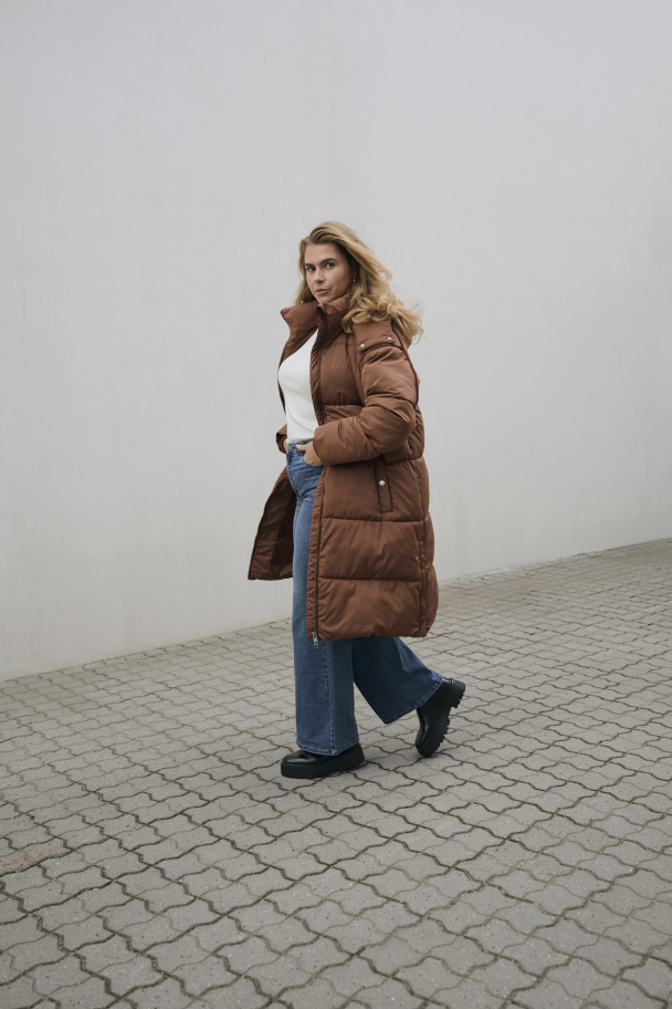 Kaffe Curve Nikole lang boblejakke - Image 9