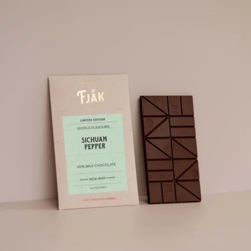 50% Melk - Sichuan Pepper 60g, Fjåk