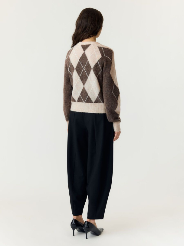 Johi Wool Blend Cardigan - Oatmeal - Image 3