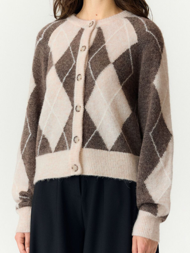 Johi Wool Blend Cardigan - Oatmeal - Image 1