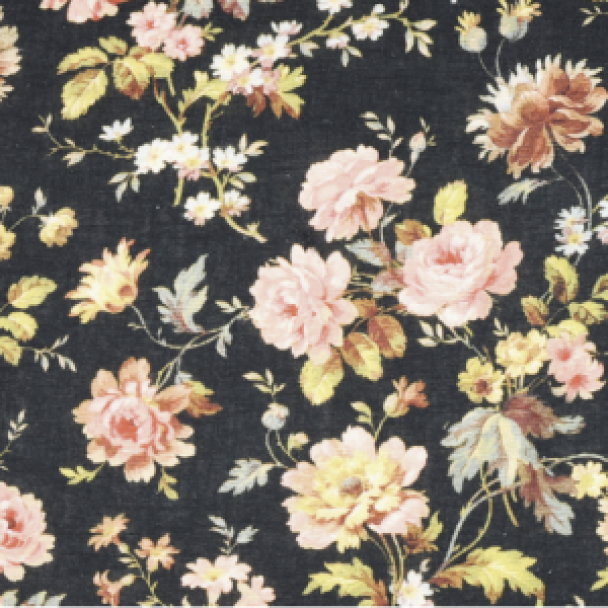 Cushion Cover Linen 50x50 - Midnight Field - Image 1