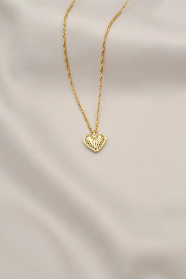 Valeria Heart Necklace - Gold  - Image 1