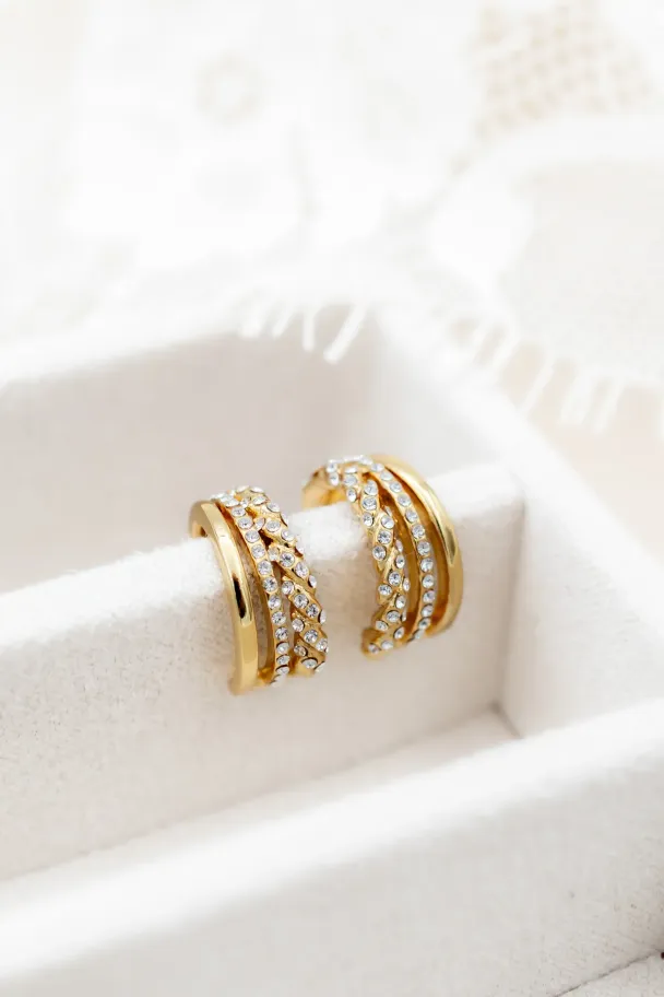 Lumina Grace Hoops - Gold  - Image 2