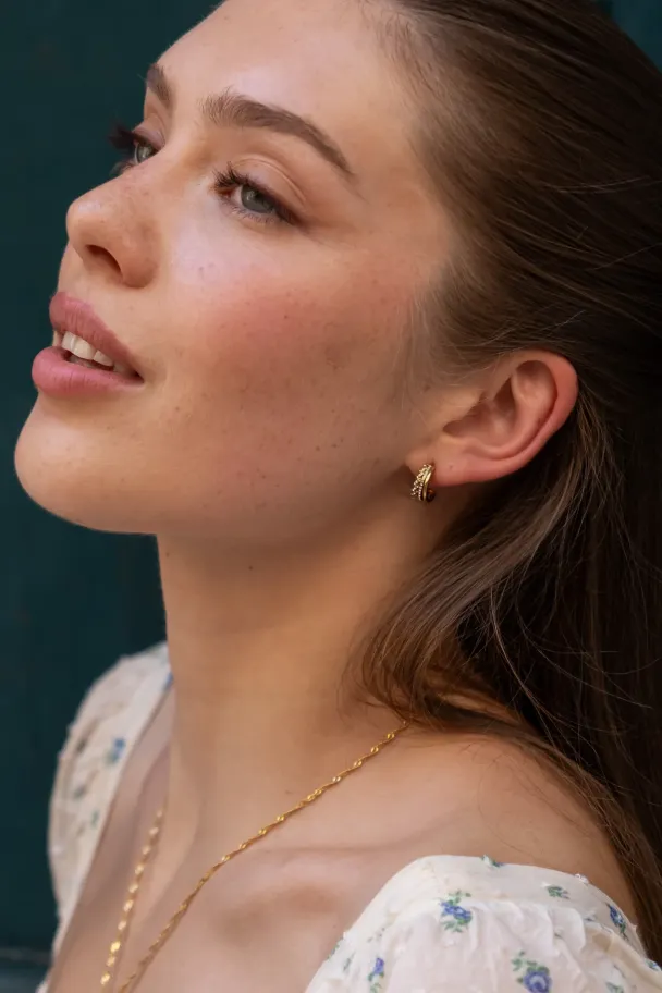 Lumina Grace Hoops - Gold  - Image 3