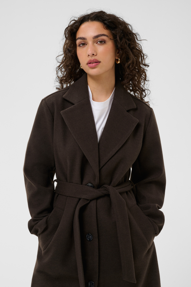 KAsaturn Trenchcoat Mørk Brun - Image 4