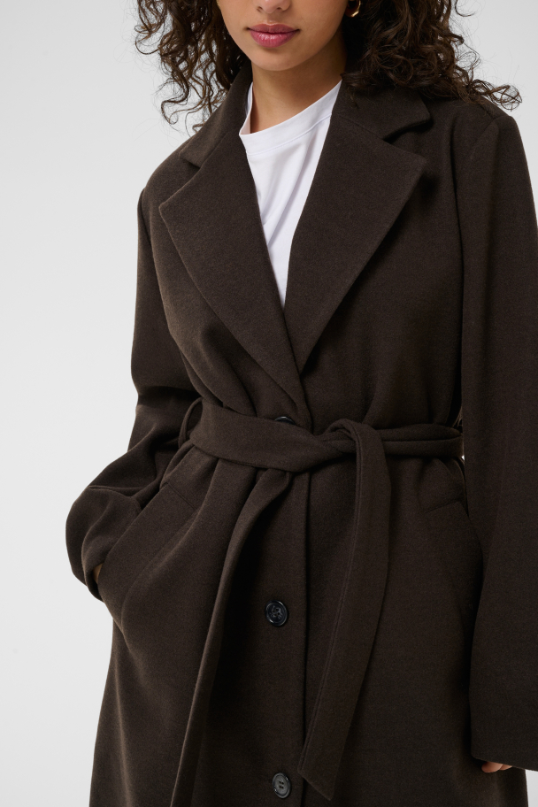 KAsaturn Trenchcoat Mørk Brun - Image 3