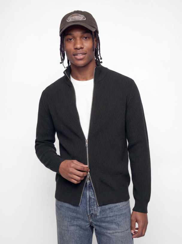 JJEPERFECT RIB KNIT FULL ZIP CARDIGAN SN - Image 4