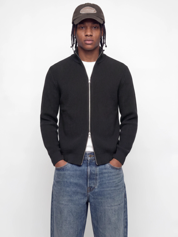 JJEPERFECT RIB KNIT FULL ZIP CARDIGAN SN - Image 5