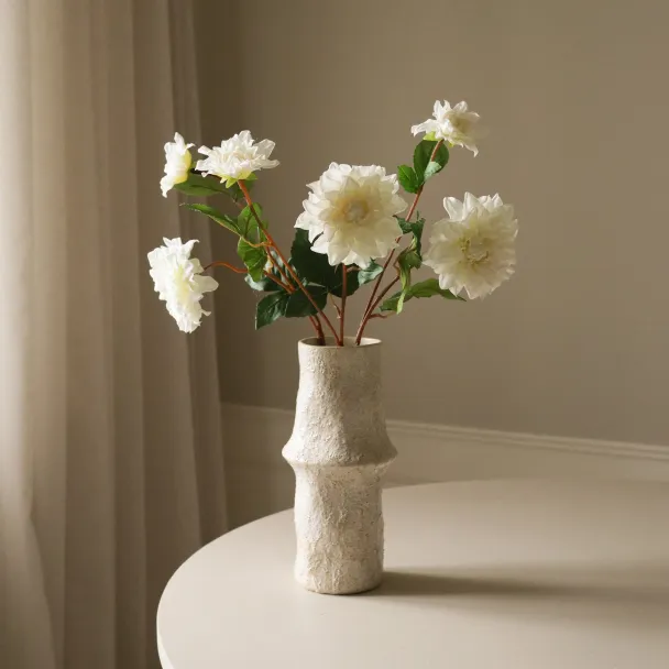 Hvit Georgineblomst - Image 3