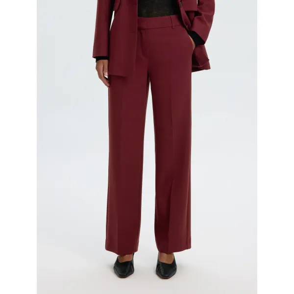 Rita-Ria Cropped Pant Tawny Port