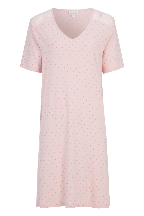 Nattkjole m/prikker 60460 Rosa - Image 3