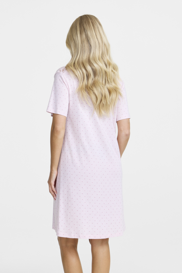 Nattkjole m/prikker 60460 Rosa - Image 2