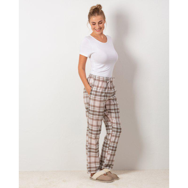 Pyjamasbukse Flanell Rutet 66232 - Image 2