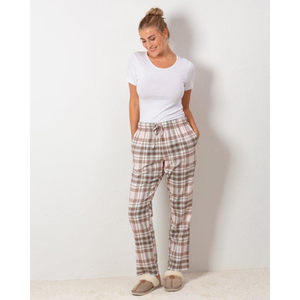 Pyjamasbukse Flanell Rutet 66232 - Image 1