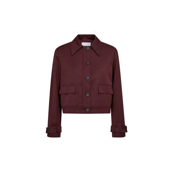 TerryCC Jacket – Vinrød Jakke fra Co'Couture 