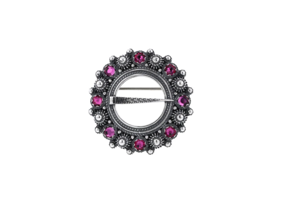 Halss&oslash;lje m. swarovskikrystaller - Rosa 24