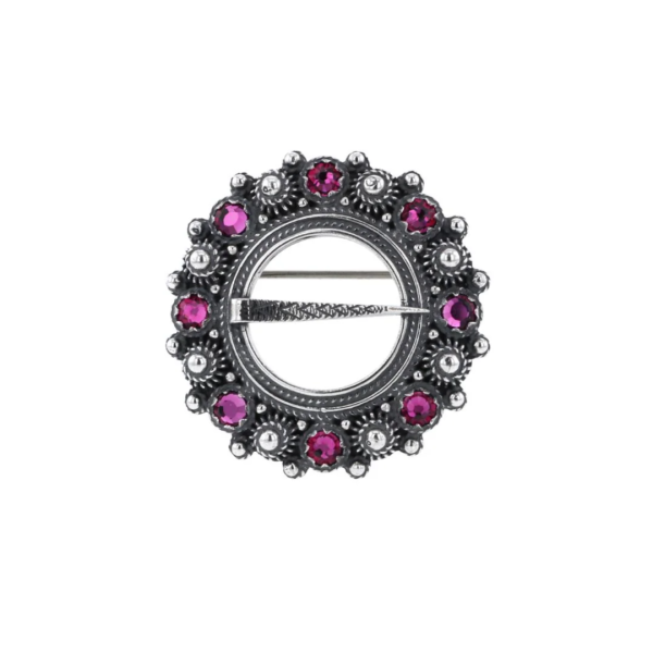 Halss&oslash;lje m. swarovskikrystaller - Rosa 24