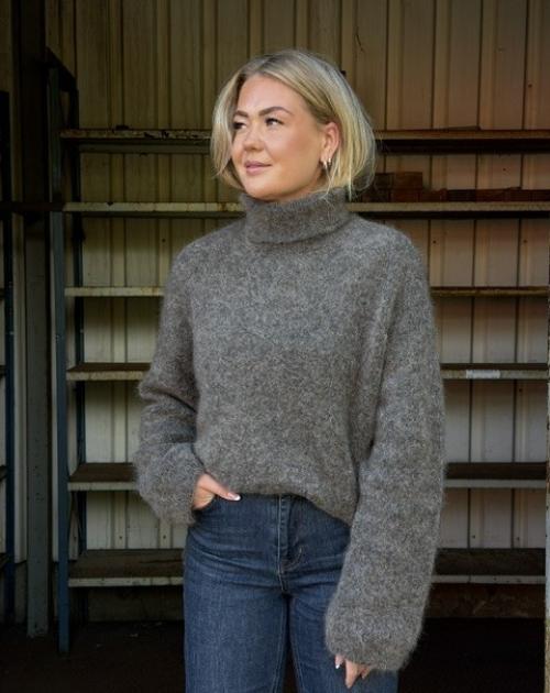 Andrea Turtleneck Sweater – Grå fra Rêve 