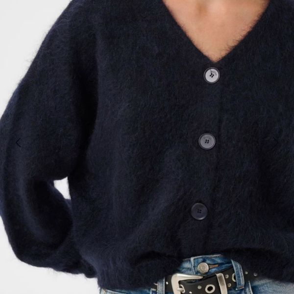 Debbie V Cardigan Navy