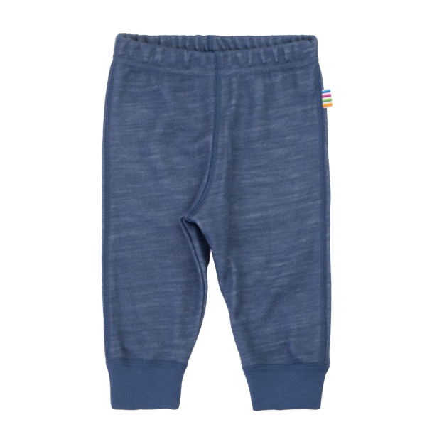 Leggings Ull/bambus Blå