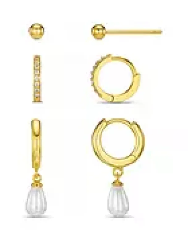 Pave & Pave Micro Earring Pack - Image 1