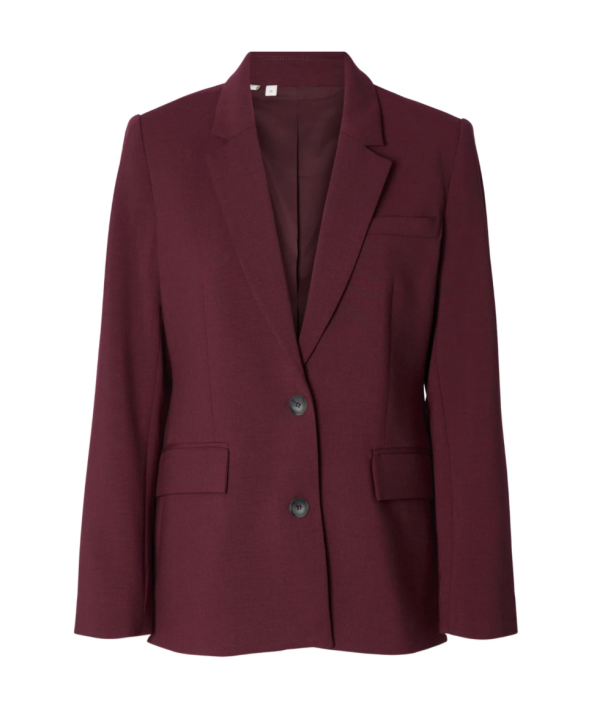 Rita Classic Blazer - Tawny Port 