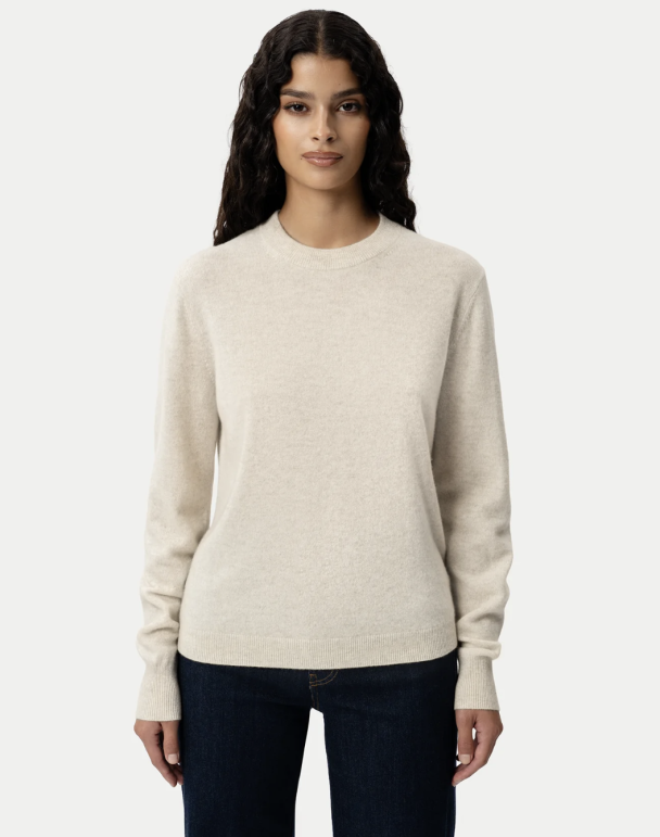 The Cashmere Sweater - Beige  - Image 1