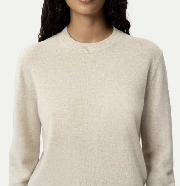 The Cashmere Sweater - Beige  - Image 2