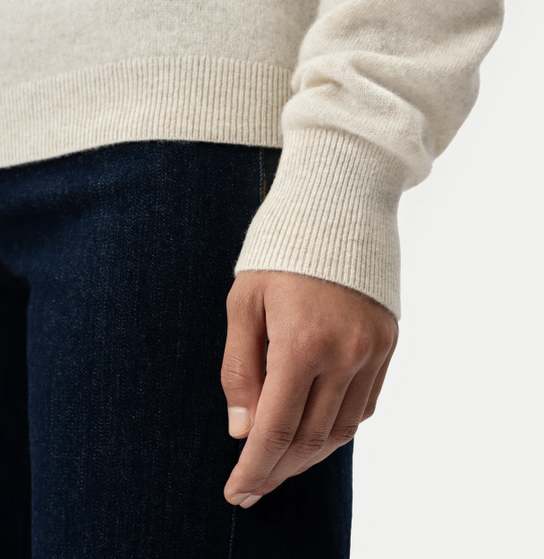 The Cashmere Sweater - Beige  - Image 3