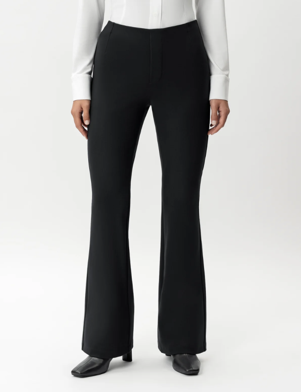 Tailored Ponte Bootcut - Black - Image 1