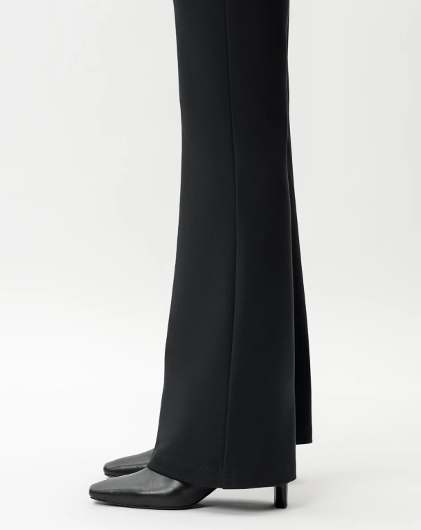 Tailored Ponte Bootcut - Black - Image 4