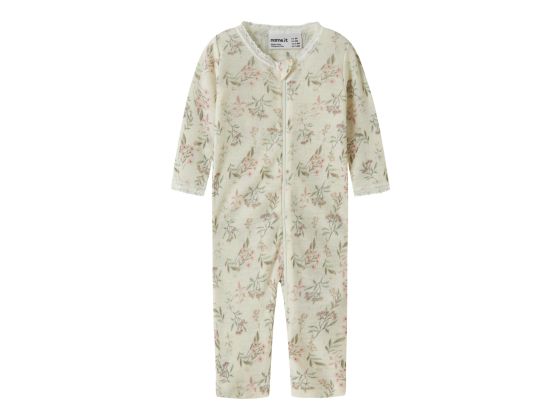 Wang Wool Nightsuit, Snow White/ Flowers and Leaves - Name It