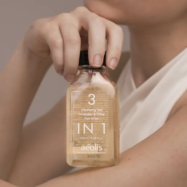 Face & Eyes - Cleansing Gel - Olive & Lavendel - Image 4