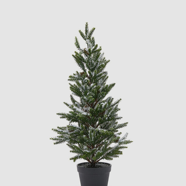 Snødekt juletre i potte 55 cm