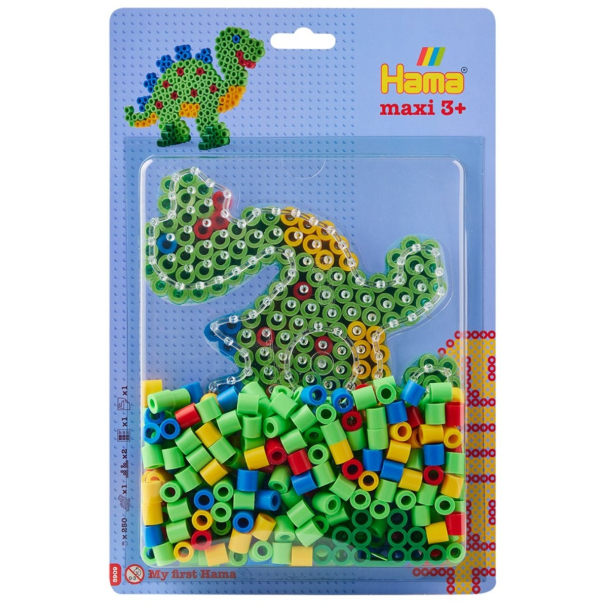 Hama Maxi Sett Blister - Dinosaur