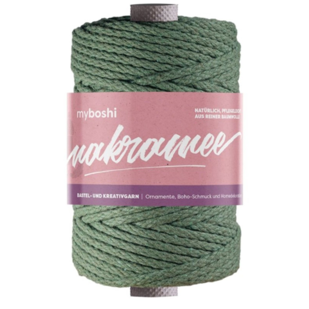 Myboshi Makramégarn Flettet 4mm 50m -  Jade