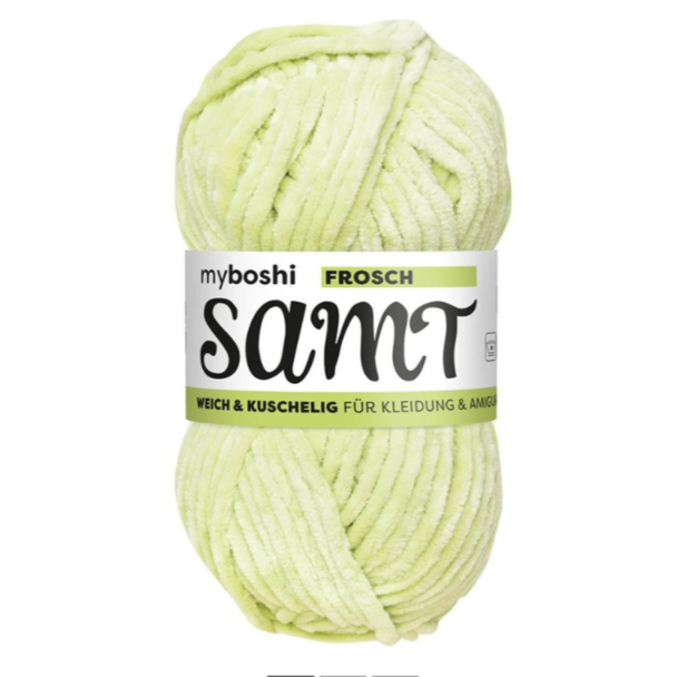 Myboshi Samt Chenillegarn 100g - 827 Frog